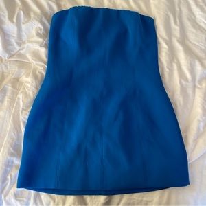 Meshki Blue Strapless Dress